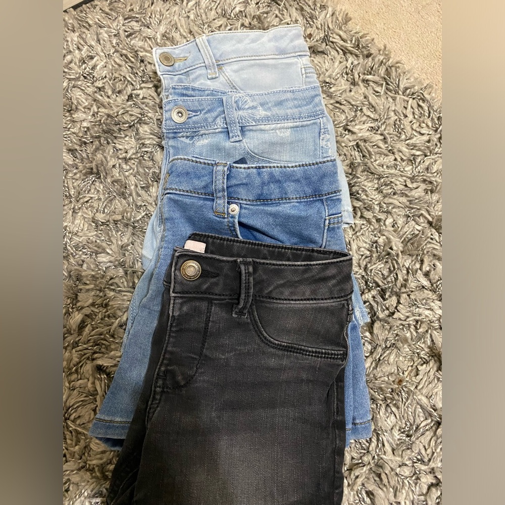Girls children’s 4 pack of size 10 kids shorts
